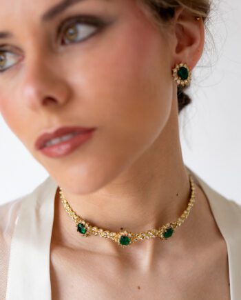 Choker rosetas Carmen