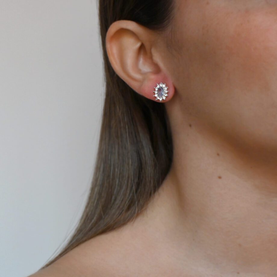 Pendientes carmina plata