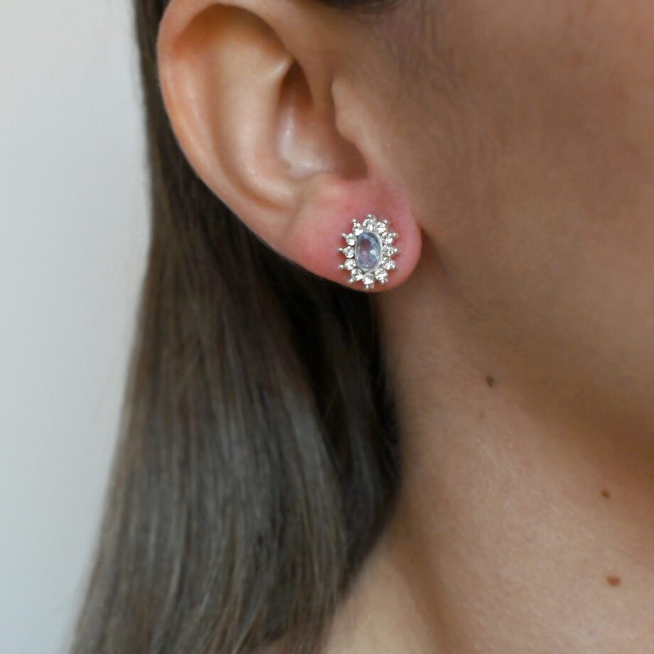 Pendientes carmina plata