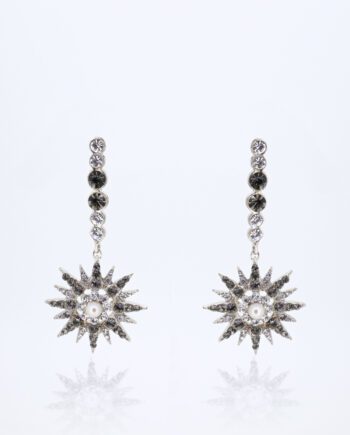 Pendientes galaxia M en plata