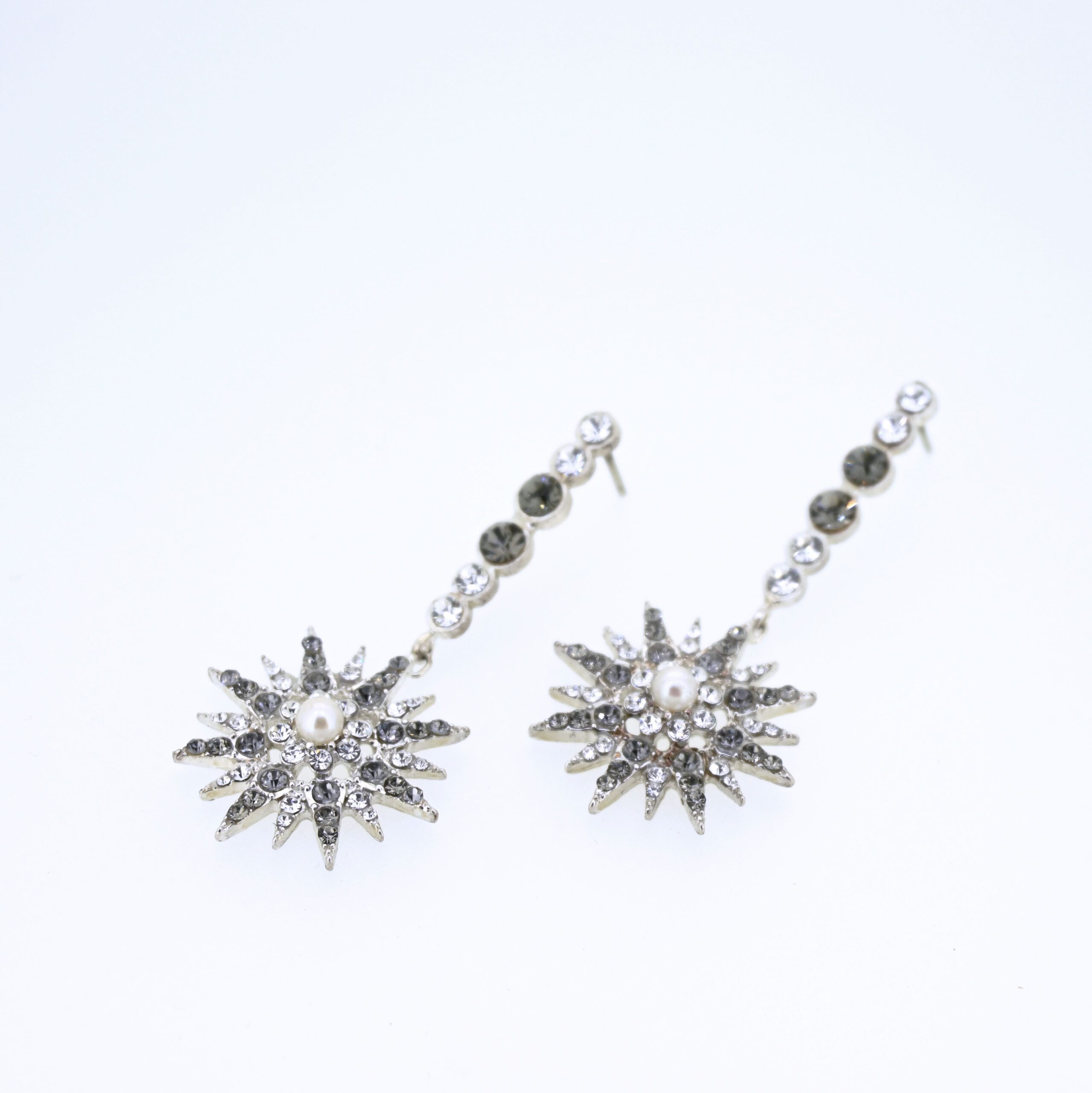 Pendientes galaxia M en plata