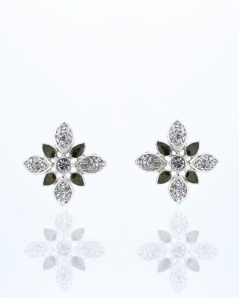 Pendientes Cruz L plata