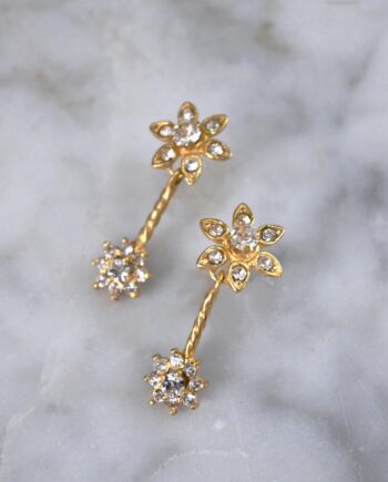 Pendientes doble flor Relío